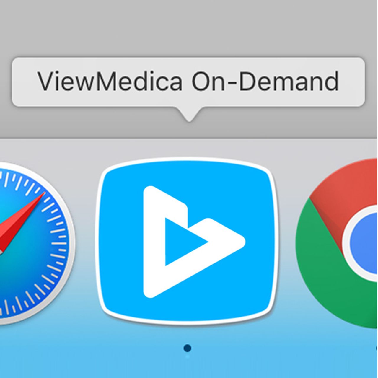 ViewMedica On-Demand in-use on a Macintosh computer.