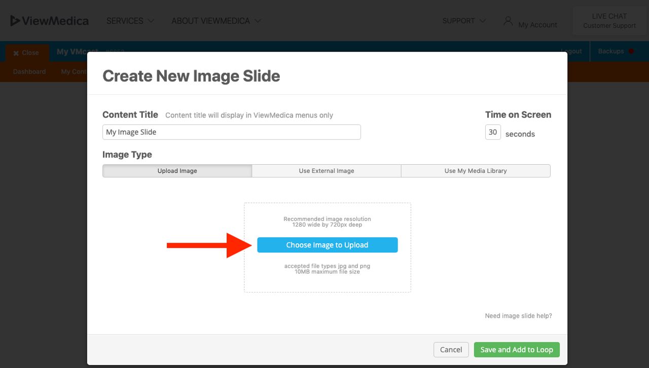 Enter a title and duration for your bottom promo.