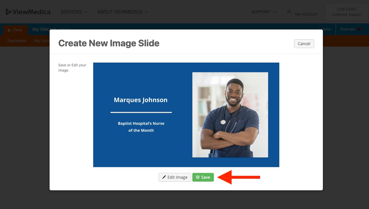 Enter a title and duration for your bottom promo.