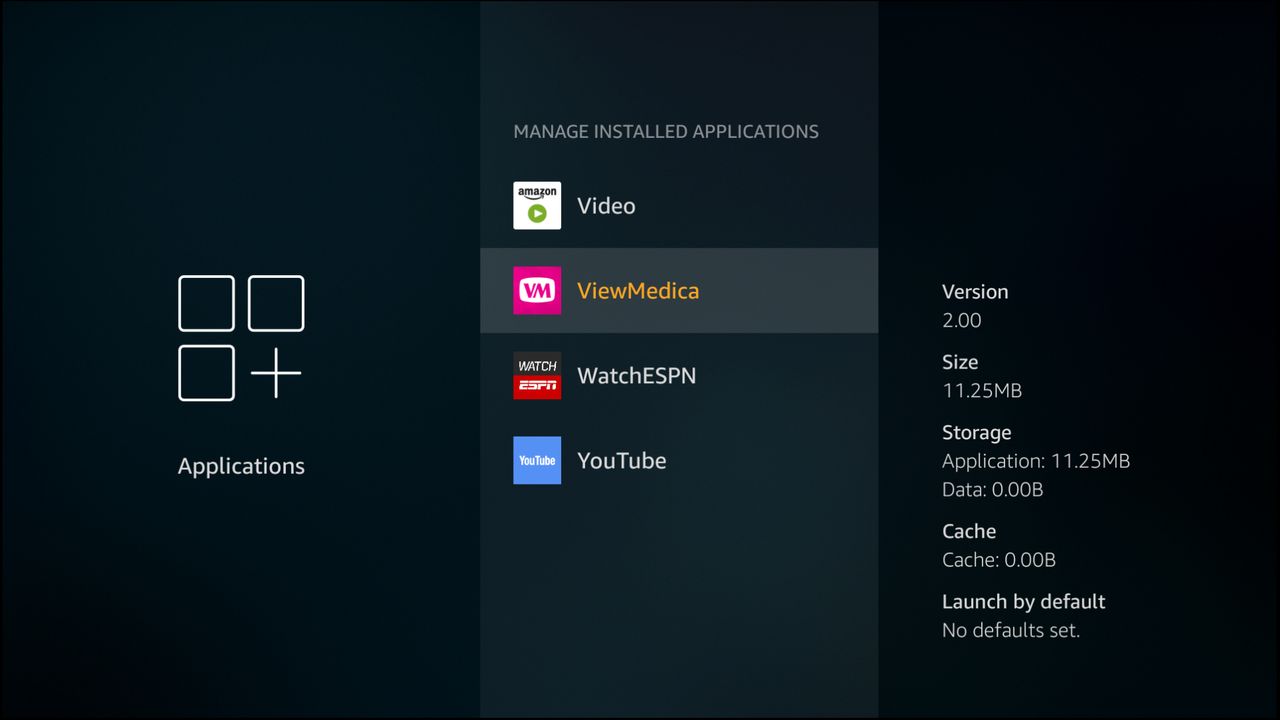 VMcast app preferences are cleared from the settings panel.
