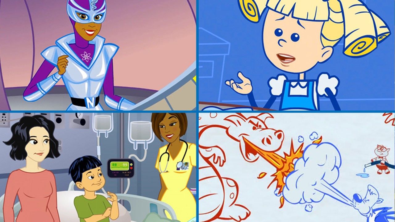 A breast cancer survivor in a bathing suit and swim cap stands in front of a lake and looks back with confidence.